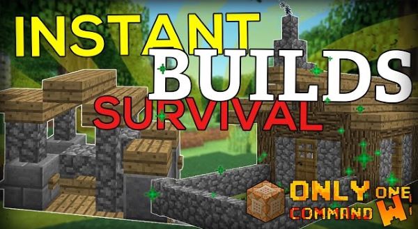 Instant Survival Buildings для Майнкрафт 1.10.2