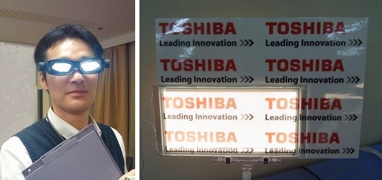 Toshiba показала невероятные OLED-очки