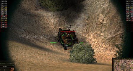 Аркадный и снайперский прицел от Gomoz для игры World Of Tanks