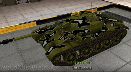 T-54 #102 для игры World Of Tanks