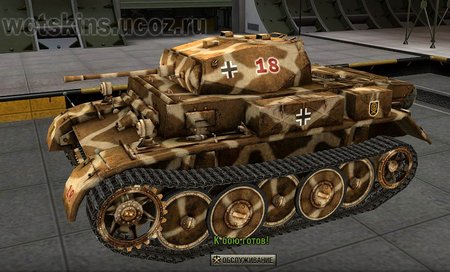 Pz II Luchs #11 для игры World Of Tanks