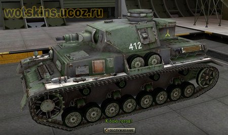 Pz IV #34 для игры World Of Tanks