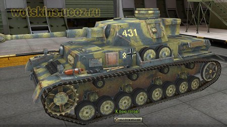 Pz IV #37 для игры World Of Tanks