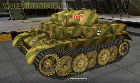 Pz II Luchs #12 для игры World Of Tanks