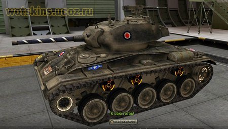 M24 Chaffee #4 для игры World Of Tanks