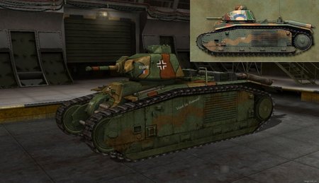 PzKpfw B2 740(f) #11 для игры World Of Tanks