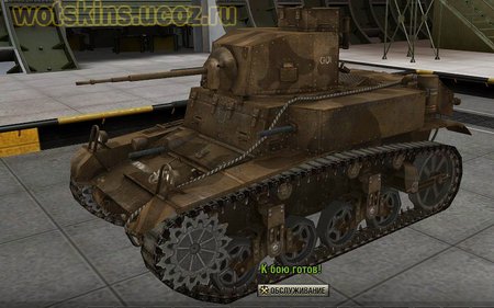 M3 Stuart #7 для игры World Of Tanks