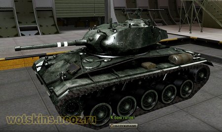 M24 Chaffee #15 для игры World Of Tanks