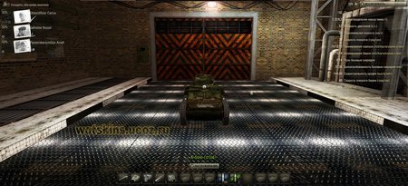 Базовый ангар, автор Drongo для игры World Of Tanks