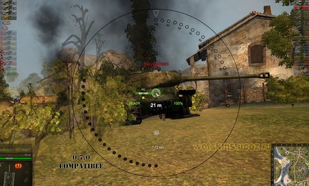 Снайперский прицел для игры World Of Tanks