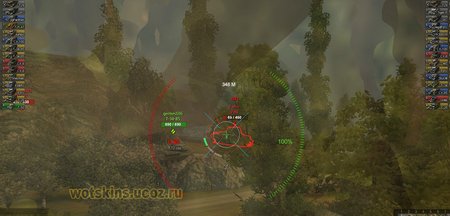 Стандартные прицелы с перезарядкой в секундах для игры World Of Tanks