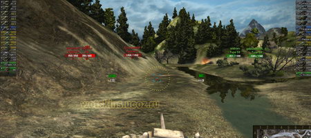 Аркадный прицел, автор 7serafim7 для игры World Of Tanks