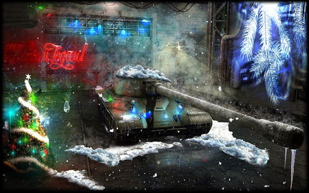 Заставки "Новый Год", автор IceWizard для игры World Of Tanks