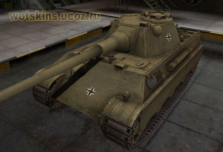 Пак шкурок для немецких танков в тёмно-песочном цвете для игры World Of Tanks