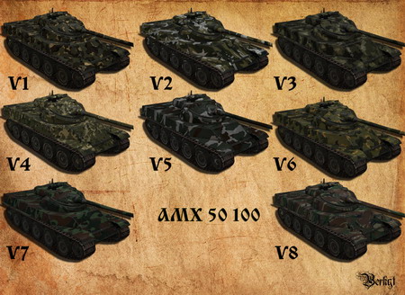 AMX-50 100 #10 для игры World Of Tanks