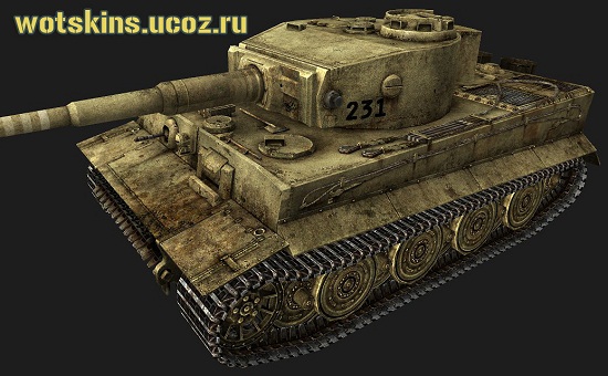 Tiger VI #157 для игры World Of Tanks
