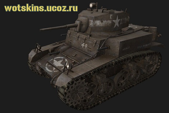 M3 Stuart #10 для игры World Of Tanks