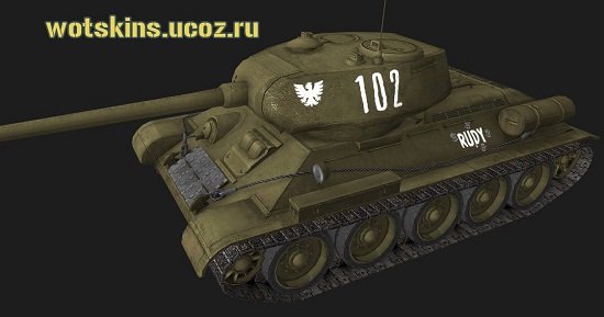 Т34-85 #88 для игры World Of Tanks