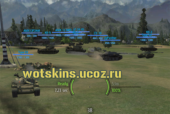 OverTargetMarkers - Снова в бою для игры World Of Tanks