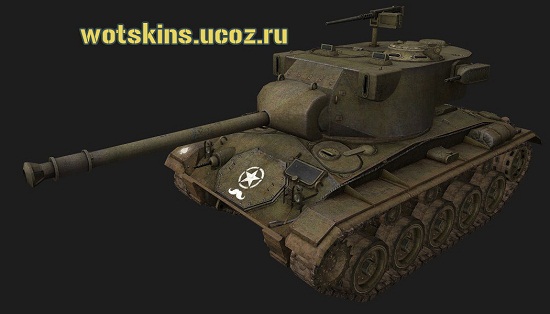 M24 Chaffee #21 для игры World Of Tanks