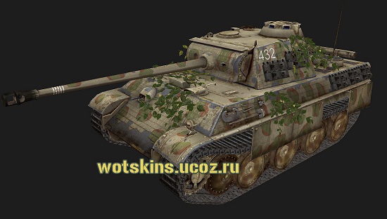 PzV Panther #129 для игры World Of Tanks