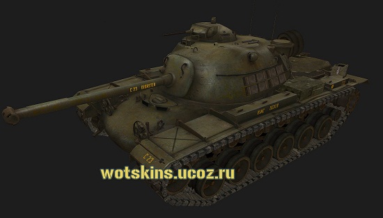 M48A1 #12 для игры World Of Tanks