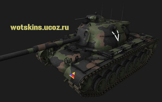 M48A1 #21 для игры World Of Tanks
