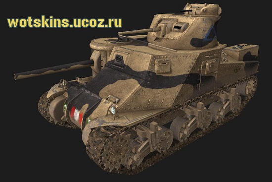 M3 Lee (M3 Grant) #17 для игры World Of Tanks