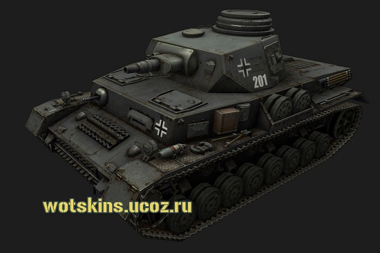 Pz III/IV #17 для игры World Of Tanks