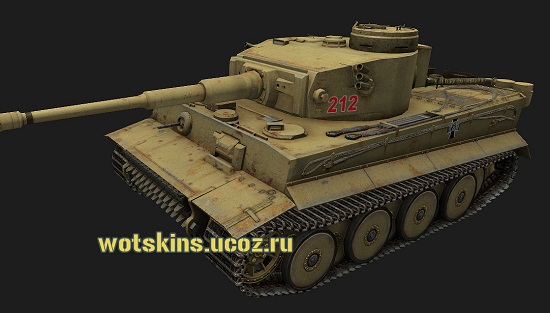 Tiger VI #182 для игры World Of Tanks