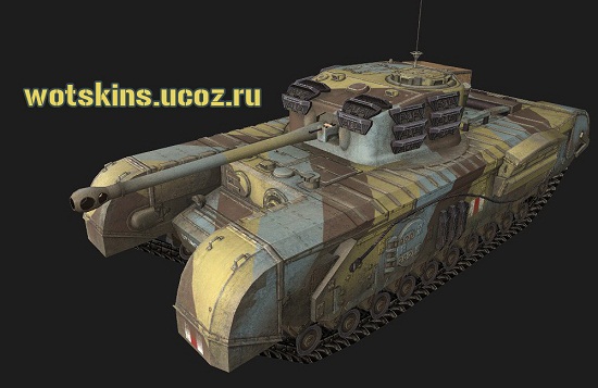 Churchill VII #4 для игры World Of Tanks