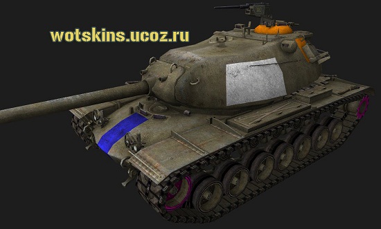 Зоны пробития в цвете от Korean Random для игры World Of Tanks
