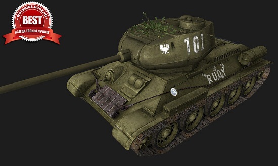Т34-85 #97 для игры World Of Tanks