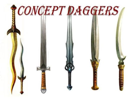 Concept Daggers для Dragon Age: Origins