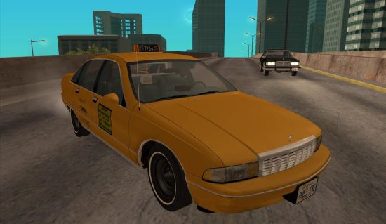 Chevrolet Caprice 1991 Taxi для GTA: San Andreas