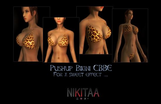 Пуш-ап секси бикини \ Push Up sexy Bikini for CBBE для TES V: Skyrim