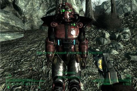 Замена всей силовой брони Братства и Изгоев - на русском для Fallout 3