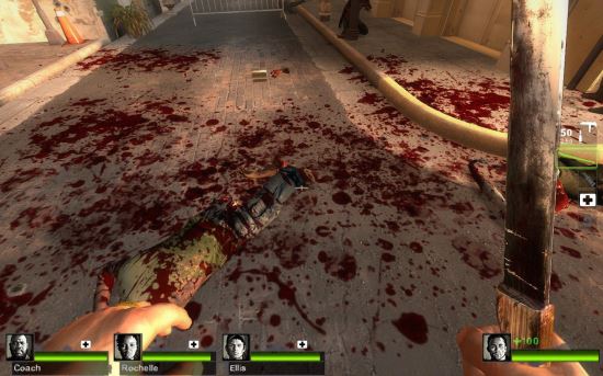 Новые текстуры крови для Left 4 Dead 2