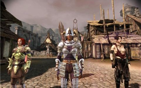 Торговка в Денериме с новой броней для Dragon Age: Origins