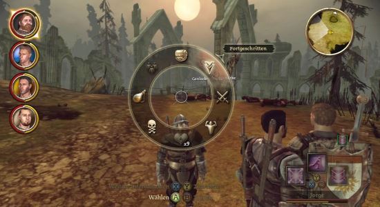 Панель быстрого доступа для Dragon Age: Origins