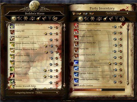 Stamina Potion Recipe Mod / Рецепты Зелья Выносливости для Dragon Age: Origins