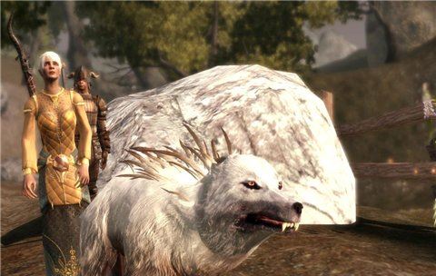 Замена Собаки и Мабари на Кровавого Волка для Dragon Age: Origins