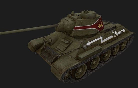 Т-34 #72 для игры World Of Tanks