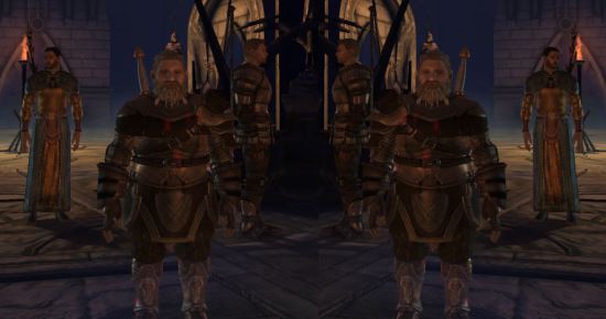 Вне боя персонаж без шлема для Dragon Age: Origins