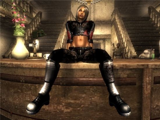 Jessica Outfit Black Type3 для Fallout 3