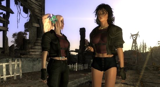 Madlax outfits for Type3 для Fallout 3