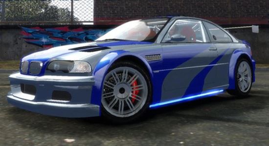 BMW M3 GTR Most Wanted для Grand Theft Auto IV