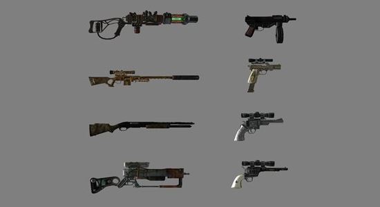 Moddable Unique Weapons для Fallout: New Vegas