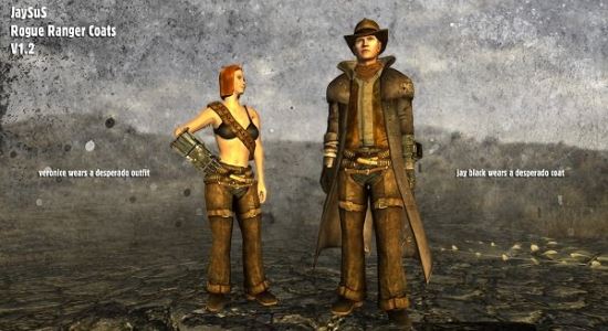JaySuS Rogue Ranger Coats для Fallout: New Vegas