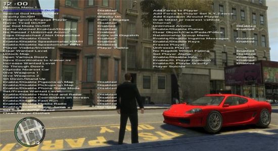 Native Trainer 6.2 для Grand Theft Auto IV